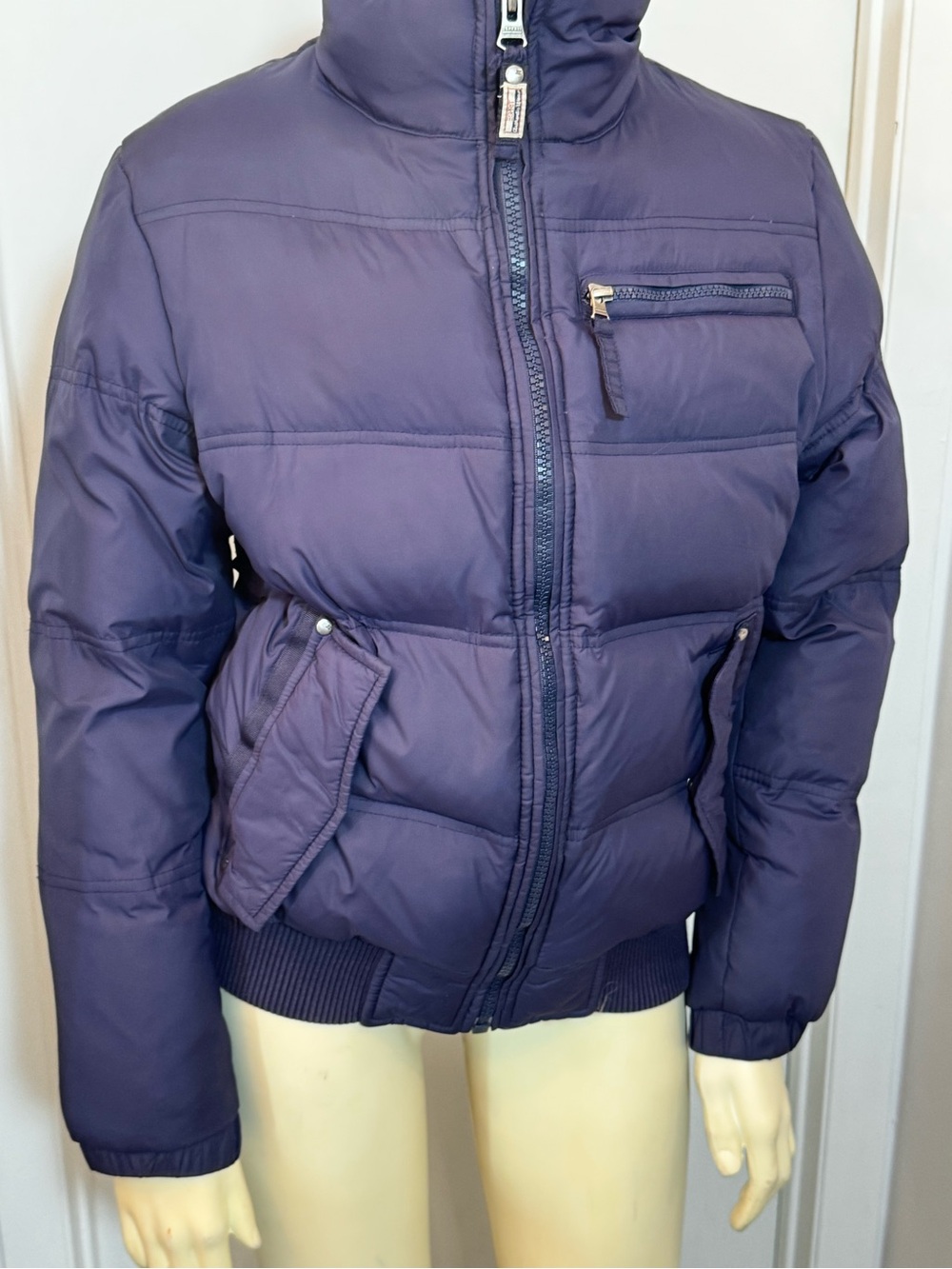 Esprit Purple Quilted Puffer Jacket